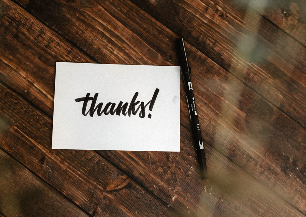 How to Write the Perfect Thank You - Handwrytten