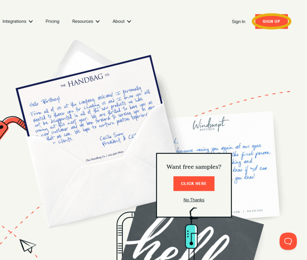 Handwrytten notes