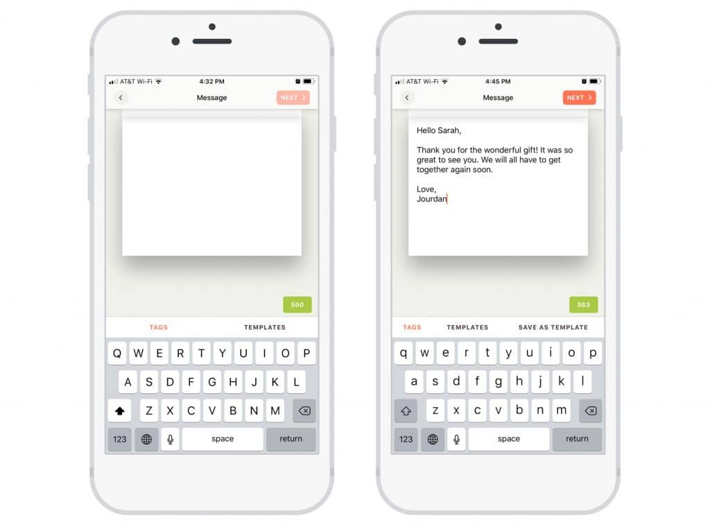 Writing Note On Phone How to Send a Handwritten Note from your Phone - Handwrytten