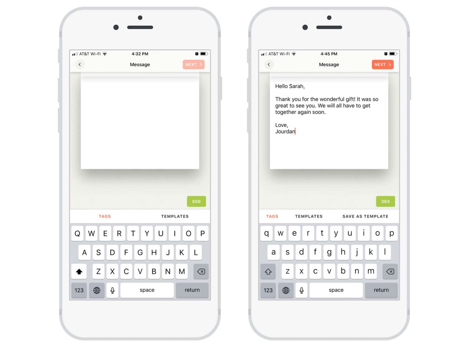 How to Send a Handwritten Note from your Phone - Handwrytten