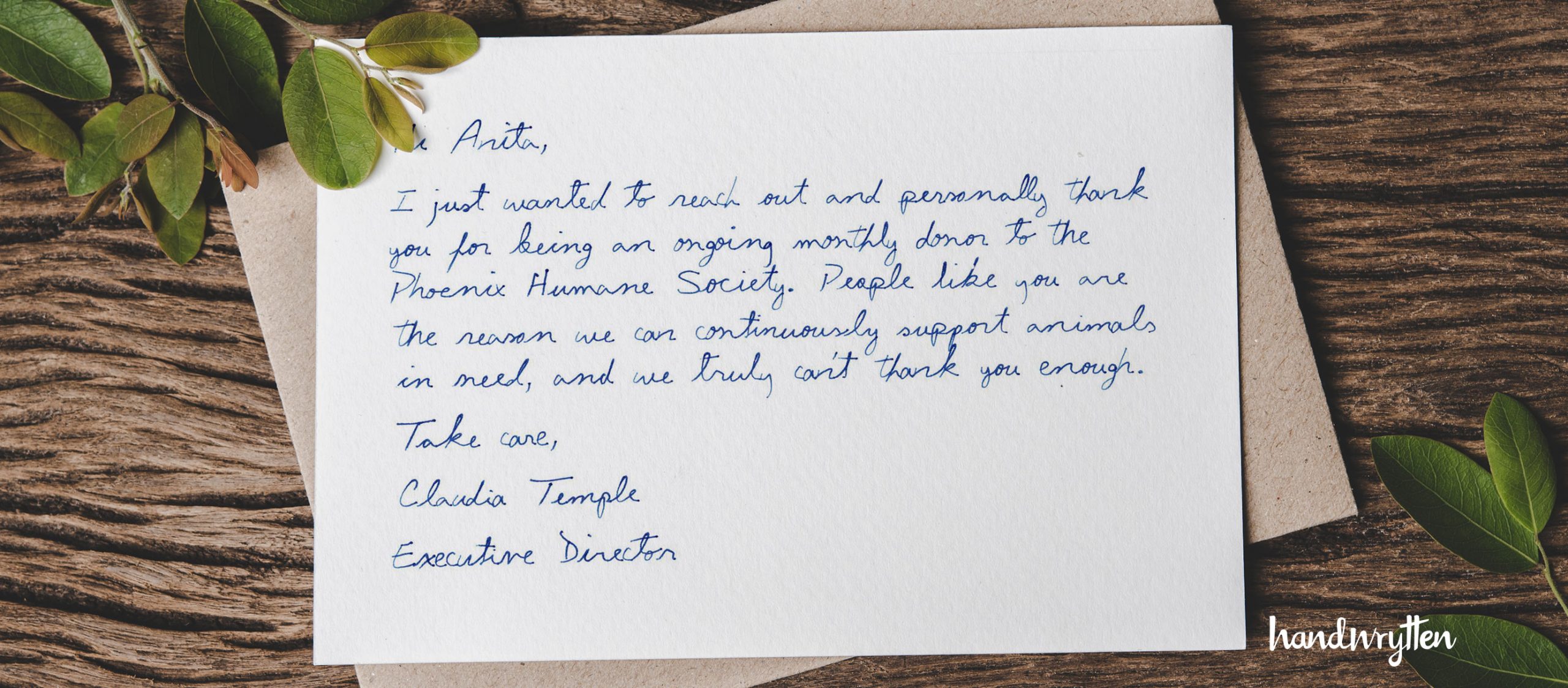 Top 10 Donation Thank-You Letter Examples - Handwrytten