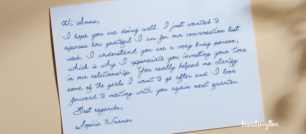 10 Simple Thank-You Card Messages for Any Occasion - Handwrytten