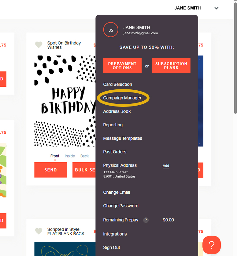 Birthday Card Automation