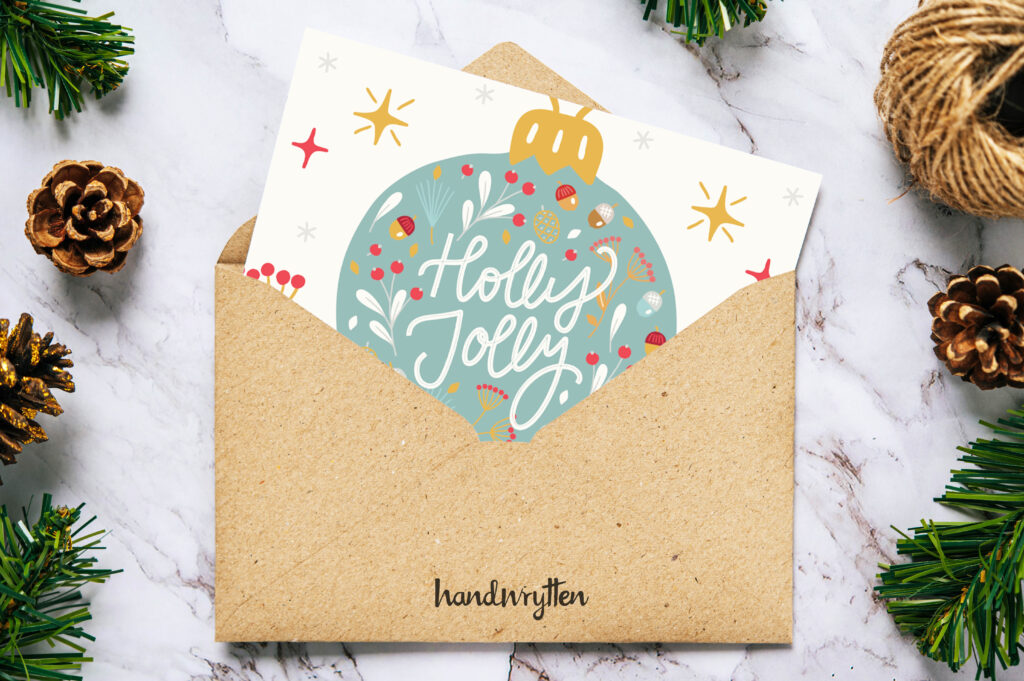 Holiday cards from Handwrytten