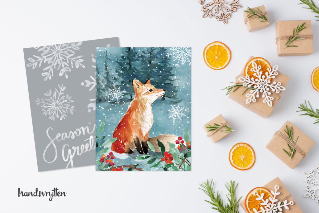 Holiday cards from Handwrytten