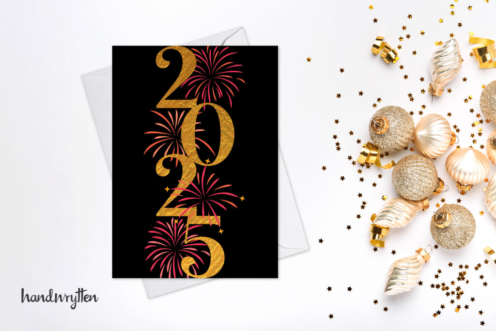 Handwrytten New Years Cards