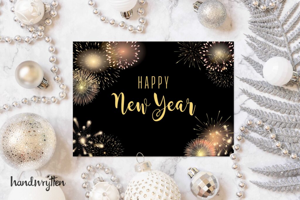 Handwrytten New Years Cards