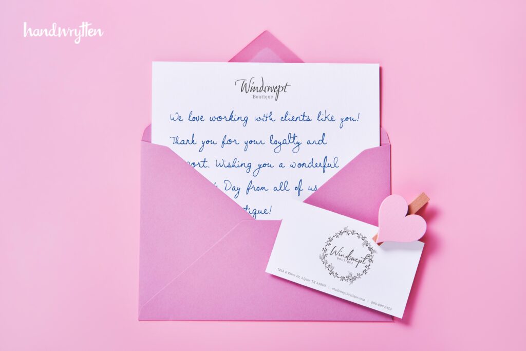 Handwrytten Valentine Cards