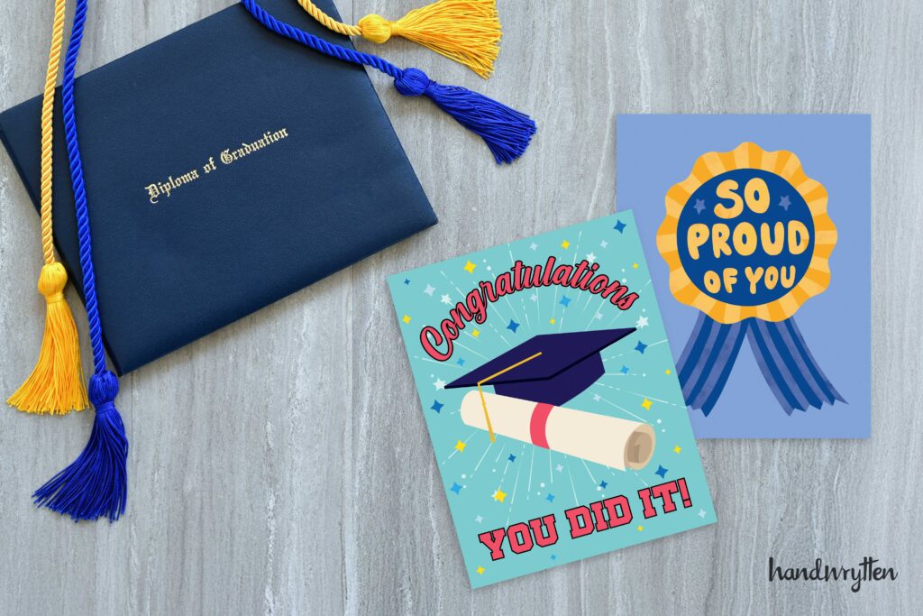 Handwrytten Graduation Cards