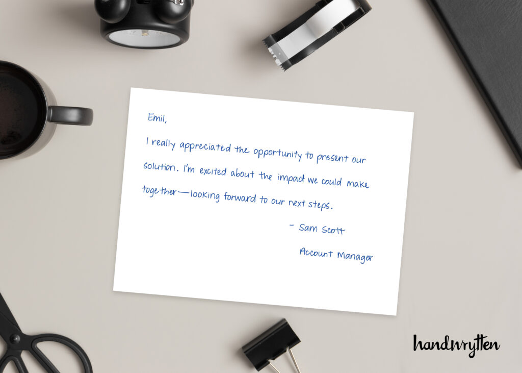 Handwrytten Cards